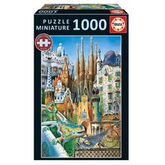 Educa 1000 db-os puzzle - Gaudí - Kollázs (20376)