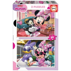 Educa 2 x 20 db-os puzzle - Minnie Mouse (19297)