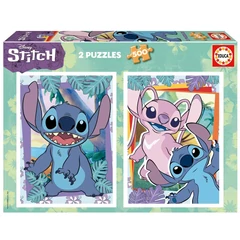 Educa 2 x 500 db-os puzzle - Disney - Stitch (19732)