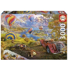 Educa 3000 db-os puzzle - Hőlégballon völgy (19947)