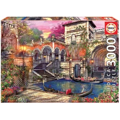 Educa 3000 db-os puzzle - Velencei románc (16320)