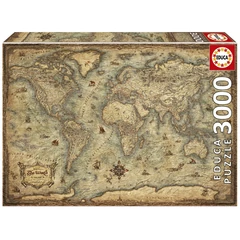 Educa 3000 db-os puzzle - Világtérkép (19567)