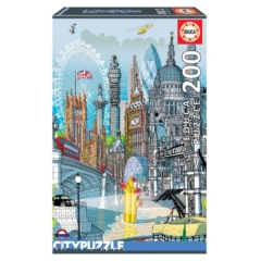 Educa 200 db-os puzzle - City puzzle - London (18470)
