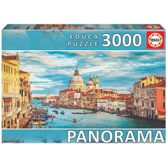 Educa 3000 db-os Panoráma puzzle - Canal Grande - Velence (19053)