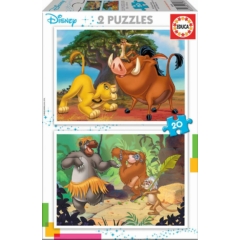 Educa 2 x 20 db-os puzzle - Disney mókázás (18103)