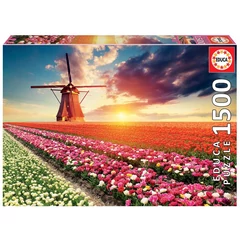 Educa 1500 db-os puzzle - Tulipánmező (18465)