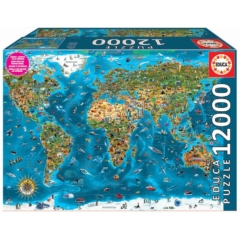 Educa 12000 db-os puzzle - A világ csodái (19057)