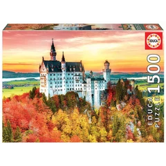 Educa 1500 db-os puzzle - Neuschwanstein ősszel (19042)