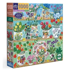 EeBoo 1000 db-os puzzle - Floral Cupboard (PZT719)