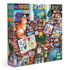 EeBoo 1000 db-os  puzzle - Naturalist's Cat (PZT713)
