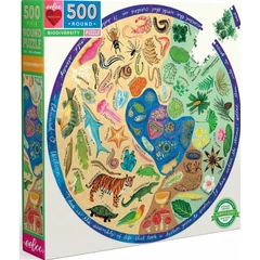 EeBoo 500 db-os Kör puzzle - Biodiversity (PZFBOD)