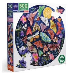 EeBoo 500 db-os Kör puzzle - Moths (PZFMOT)