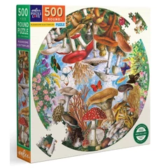 EeBoo 500 db-os Kör puzzle - Mushrooms and Butterflies (PZFMBU)