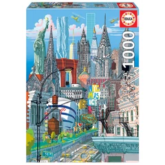 Educa - 1000 db-os puzzle - New York, Carlo Stanga (19265)