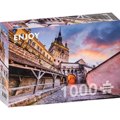 Enjoy 1000 db-os puzzle - Turnul cu ceas, Sighisoara (1029)