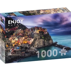 Enjoy 1000 db-os puzzle - Manarola at Dusk, Cinque Terre, Italy (1077)
