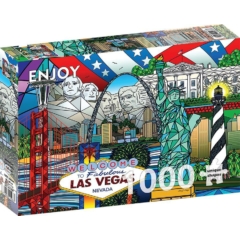 Enjoy 1000 db-os puzzle - American Landmarks Collage (1937)