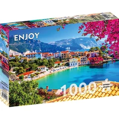 Enjoy 1000 db-os puzzle - Assos Village in Cephalonia, Greece (2092)