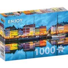 Enjoy 1000 db-os puzzle - Copenhagen Old Harbor (2066)