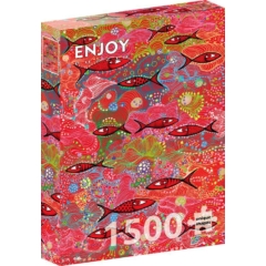 Enjoy 1500 db-os puzzle - Deep Red (2240)