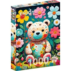 Enjoy 1000 db-os puzzle - Flower Teddy Bear (2150)
