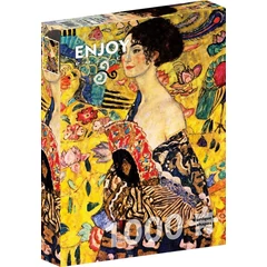 Enjoy 1000 db-os puzzle - Gustav Klimt: Lady with a Fan (1128)