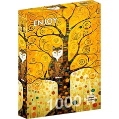 Enjoy 1000 db-os puzzle - Gustav Klimt's Cat in the Tree of Life (2316)
