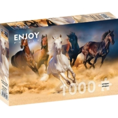 Enjoy 1000 db-os puzzle - Horses Running in the Desert (1356)