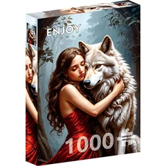 Enjoy 1000 db-os puzzle - Lady and the Wolf (2165)