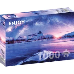 Enjoy 1000 db-os puzzle - Milky Way over Lofoten Island, Norway (1374)