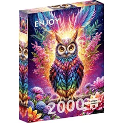 Enjoy 2000 db-os puzzle - Neon Owl (2233)