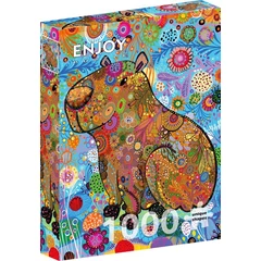 Enjoy 1000 db-os puzzle - Patterned Capybara (2412)