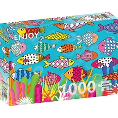 Enjoy 1000 db-os puzzle - Patterned Fishes (2049)