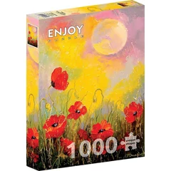 Enjoy 1000 db-os puzzle - Poppies in the Moonlight (1823)