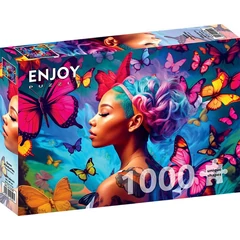 Enjoy 1000 db-os puzzle - Queen of Butterflies (2129)