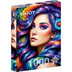 Enjoy 1000 db-os puzzle - Rainbow Flower Portrait (2172)