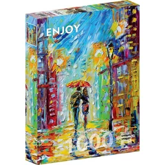 Enjoy 1000 db-os puzzle - Rainy Romance in the City (1431)