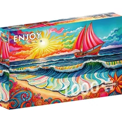 Enjoy 1000 db-os puzzle - Sailing at Sunrise (2327)