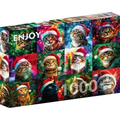 Enjoy 1000 db-os puzzle - Santa Cats (2407)