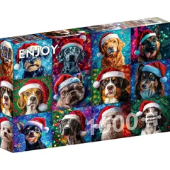 Enjoy 1000 db-os puzzle - Santa Dogs (2406)