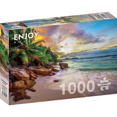 Enjoy 1000 db-os puzzle - Seychelles Beach at Sunset (2102)