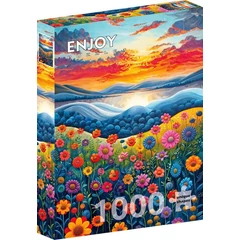 Enjoy 1000 db-os puzzle - Sunrise Fields (2377)