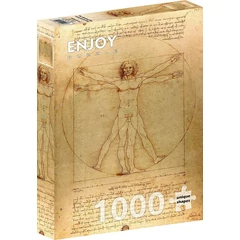 Enjoy 1000 db-os puzzle - The Vitruvian Man (1557)