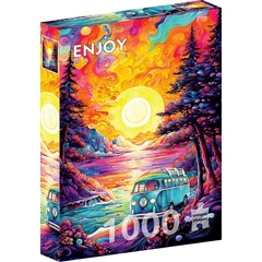 Enjoy 1000 db-os puzzle - Van Life at the Beach (2339)