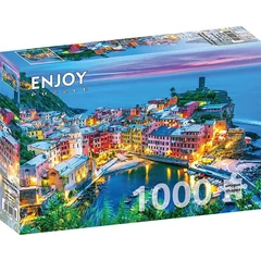 Enjoy 1000 db-os puzzle - Vernazza at Dusk, Cinque Terre, Italy (2080)