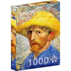 Enjoy 1000 db-os puzzle - Vincent Van Gogh: Self-portrait with a Straw Hat (1143)