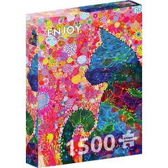 Enjoy 1500 db-os puzzle - Wandering Cat (2237)