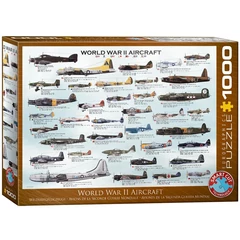 EuroGraphics 1000 db-os puzzle - World War II Aircraft (6000-0075)