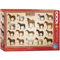 EuroGraphics 1000 db-os puzzle - Horses (6000-0078)