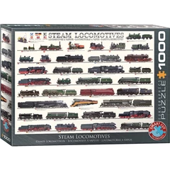 EuroGraphics 1000 db-os puzzle - Steam Locomotives (6000-0090)